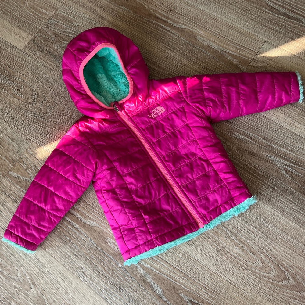 Girls North Face Reversible Coat